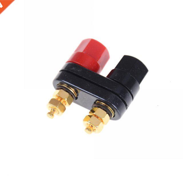 1PCS Double Gold-plated Terminal For 4 Mm Banana Plug Power