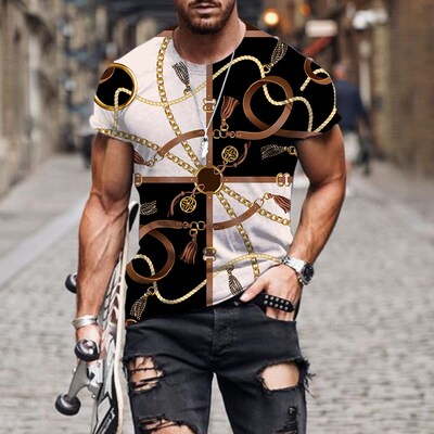 2021 New Summer 3d Printed T-shirts Casual Man's T-shirt