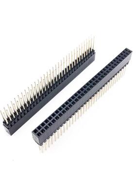 10 pcs connector pin row female PC104 2.54mm double female /