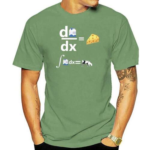 Milk Differential Is Cheese T shirt Cow Extended Science Mat
