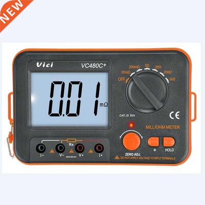 3 1/2 Digital Milli-ohm Meter Accuracy 4 Wire Test Backlight