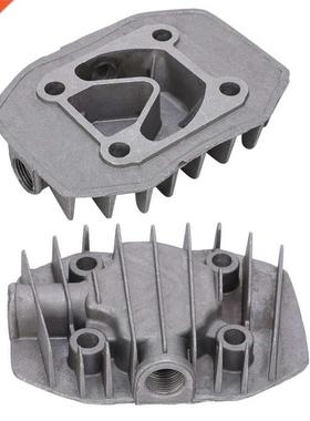 2Pcs Air Compressor Cylinder Head Small 2.5/3P Aluminum Cool