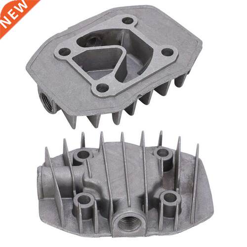 2Pcs Air Compressor Cylinder Head Small 2.5/3P Aluminum Cool