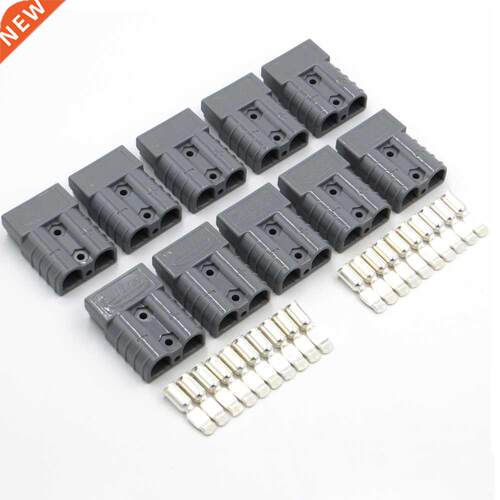 10sets 600V 50A gray red SH50 Plug Connector Double Pole cop