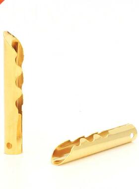 12pcs BA1421 Bronze copper 24K gold plated BFA 4mm Z-Type Ba