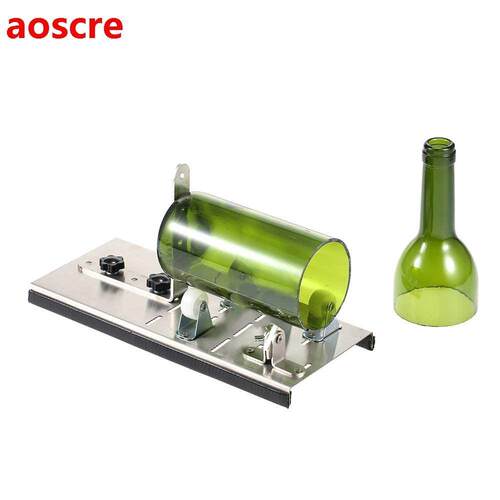 Stainless Steel Glass Bottle Cutter with  Wheels Wine Beer