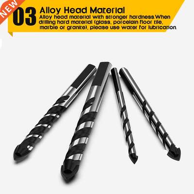 Multi Functio Triangular Drill Bits Hole Openers For Ceramic