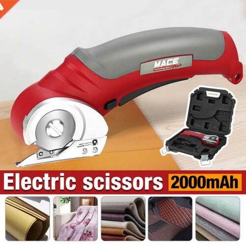 22mm USB Electric Scissors Multipurpose Fa Leather Cloth
