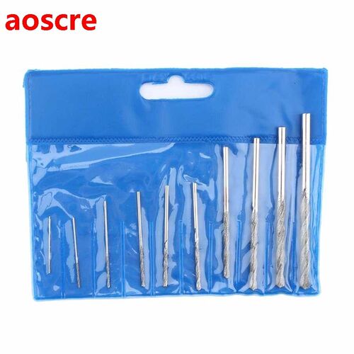 Hot 10Pcs/Set Tipped Drill Bit Set Drill Bits For Glass Tile