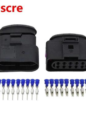 10 Pn headlamp plug plastc male and female wth termnal D