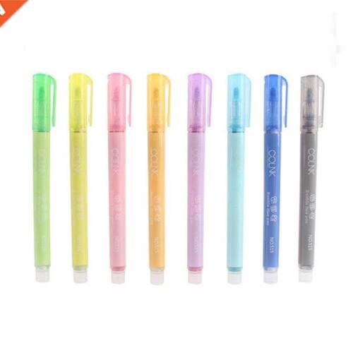 Glitter Marker Pen Double-line Draw Marker Fluorescent Color