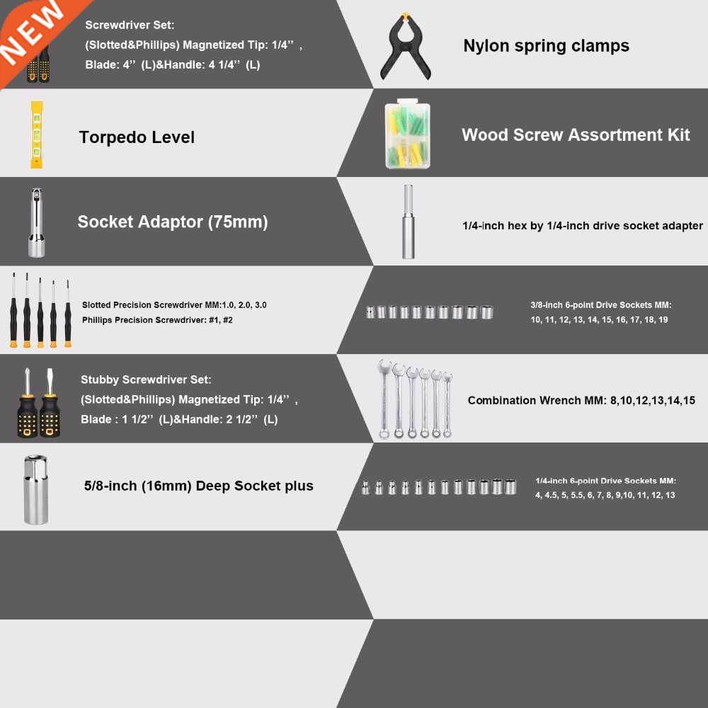 Factory Outlet Tool Set Hand Tools for Car Repair/Household