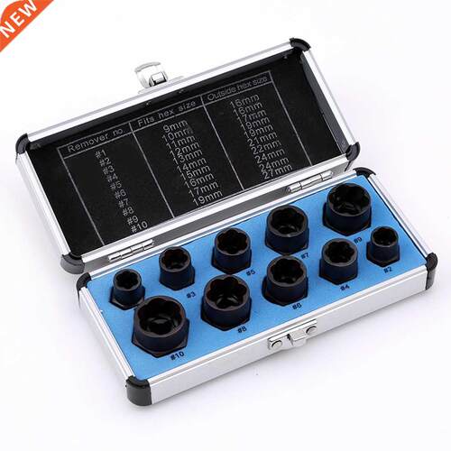 1Damaged Hex Bolts Nuts Screws Remover Extractor Removal Too