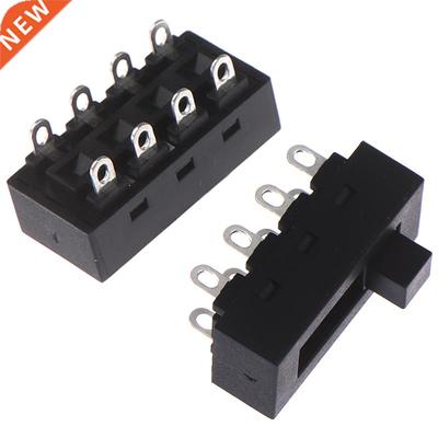 2pcs 12A 250V 3 Position 8 Pin Toggle Slide DIP Switch LQ-10