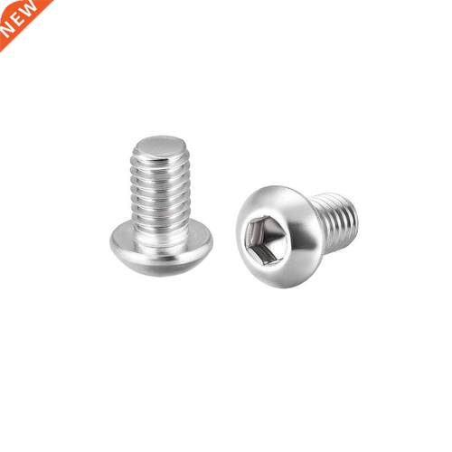 M6x10mm Machine Screws Hex Socket Round Head Screw 04 Stain