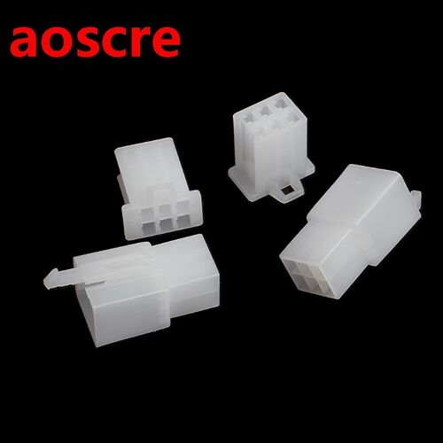 10 Sets 2.8mm 6 Pin Electrical Wire Connector Male Female Pl