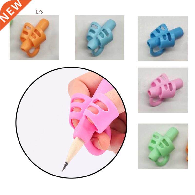 1Pcs 5Pcs Pencil Grip Pen Holder Kids Beginner Writing Learn