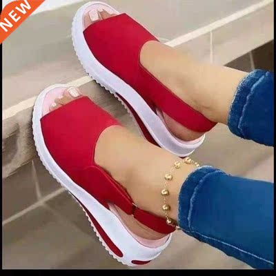 Women Casual Sandals Soft Stitching Ladies Sandals Comfortab