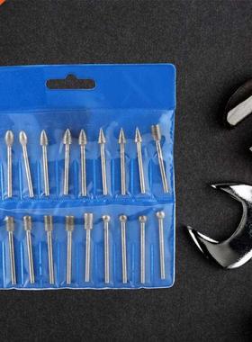 20pcs Corundum Diamond Grinding Polishing Drill Bit Buffing