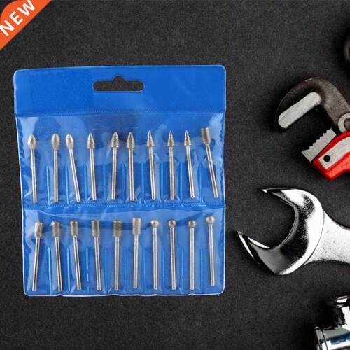 20pcs Corundum Diamond Grinding Polishing Drill Bit Buffing