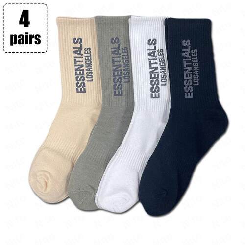 Socks Men Sports Essentials Socks Long Tube Cotton Socks Ska