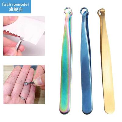 Universal Nose Hair Trimming Tweezers Round Tip Eyebrow Trim