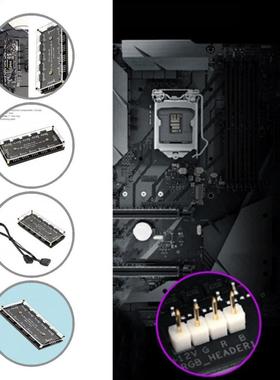 Lightweight Useful 12V 4 Pin RGB Cooling Fan Cable Splitter