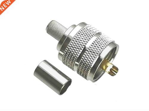 Connector UHF PL259 Male Plug Crmp RG8X LMR240 RF Adapter C