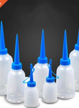 30/100ml Thickened Plastic Bottle Glue Oil Bottle Tip Oiler