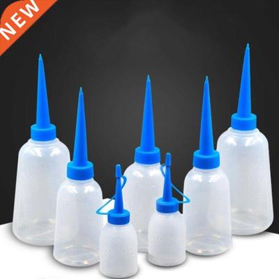 30/100ml Thickened Plastic Bottle Glue Oil Bottle Tip Oiler