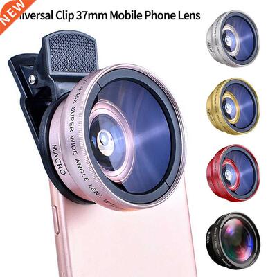 Universal 2 IN 1 Lens Clip 37mm Mobile Phone Lens Profession