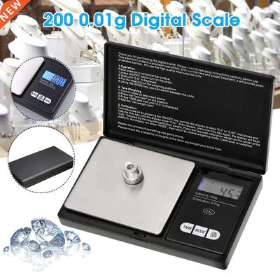 Black Precision Digital Scales 200g x 0.01g Reloading Powder