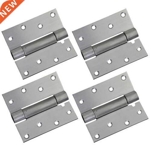 Self Closing Door Hinge, 4 Pack 4 Inch Heavy Duty Square Sta