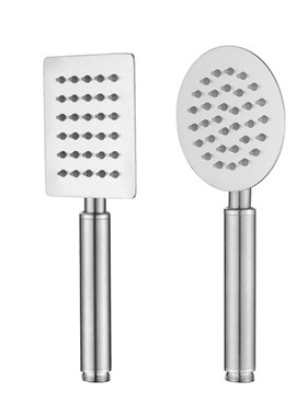1PC Handheld Showerhead 304 Stainless Steel Metal Shower Hea