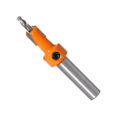 8mm Shank HSS Woodworking Countersink Router it Set Screw E