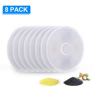 8/12pcs Water Fountain Filters Activated Carbon Filter C