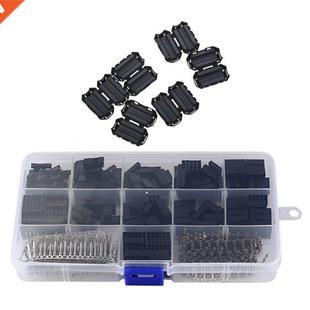 6 Pcs Clip On EMI RFI Noise Ferrite Core Filter For 7Mm Cabl