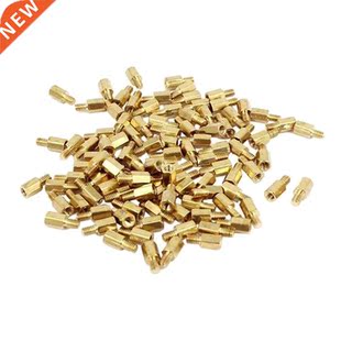 4mm column Pcs suppo brass hexagonal 100 unilateral