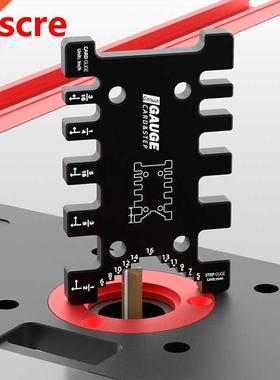 Metric/inch high precision Tenon Gauge For Table Saw Flip-ch