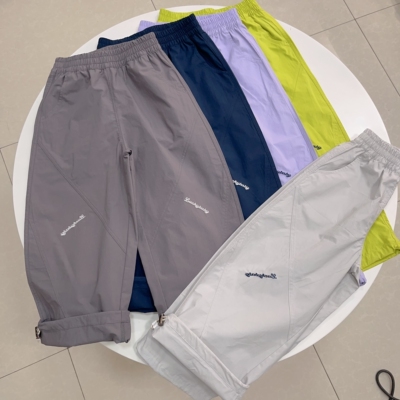 26年春夏季男女小中大童松紧腰休闲长裤多色户外活力轻裤