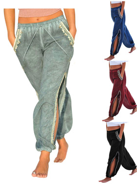Beach Capris Band Trouser Harem Pants Yoga Casual Home Wear