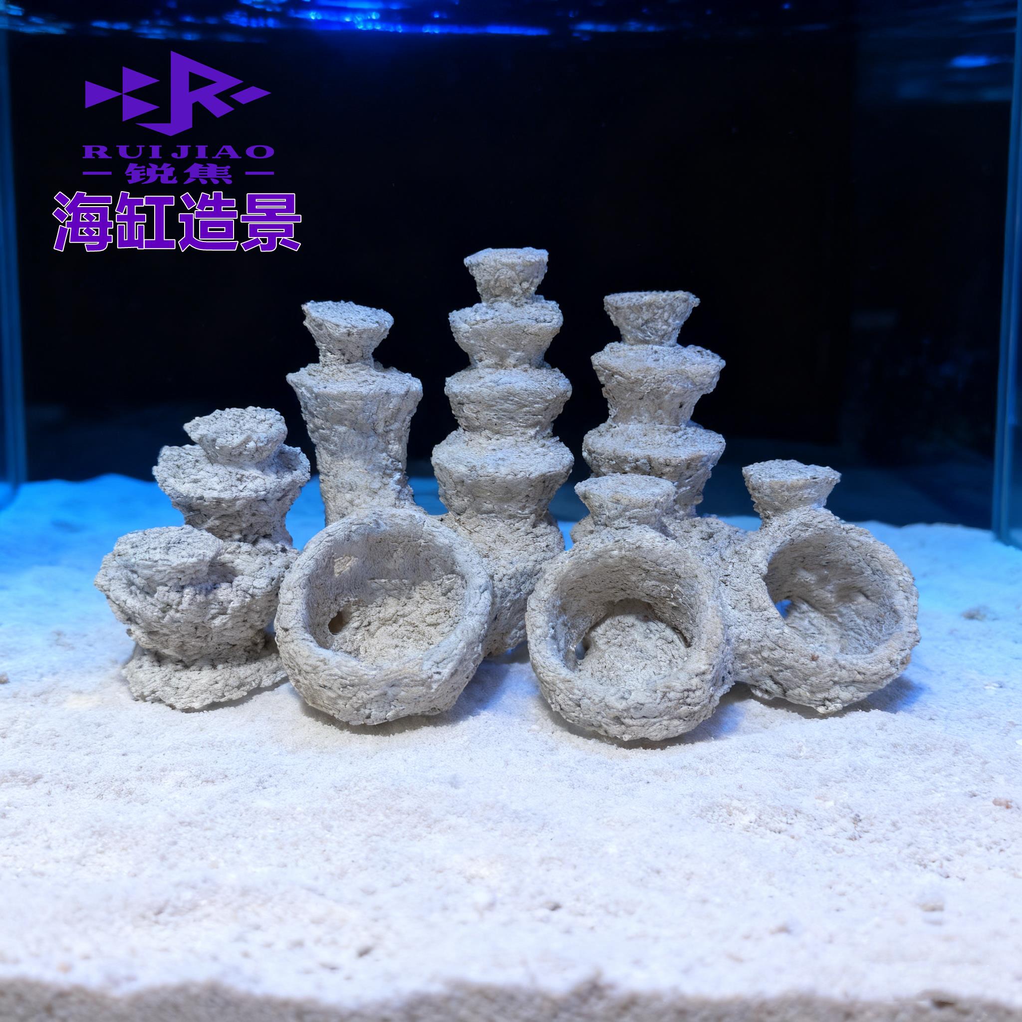 锐焦奶嘴海葵海缸造景小米鱼缸珊瑚缸2530方缸微爪哇基拉戈干岩石