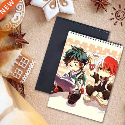 A4 Anime My Hero Academia Watercolor Paper Sketch Book Porta