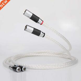 cable plated RCA Silver Balance XLR OCC 1Pair Audio