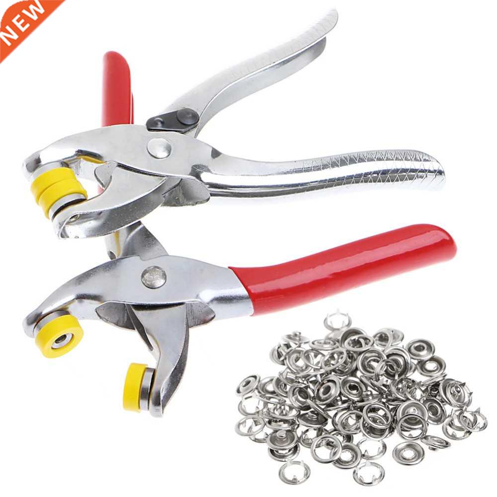 Prong Ring Snap Fasteners Press Studs Poppers Plier 9.5mm 10