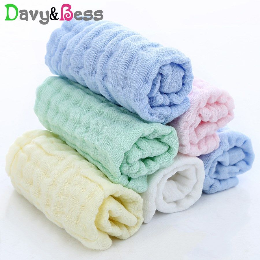 muslin baby cotton gauze washcloth baby towel newborn child