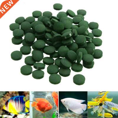 100pcs Spirulina Tablets Enrichment Favorite Pet Food fish c