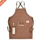 Men Apron Bib Barista Kitchen BBQ Bartende Chef Female