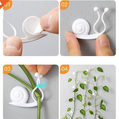 Invisible Snails Plant Climbing Wall Fixture Clips Wall Vine