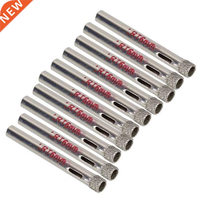 6 mm diameter Silver Diamond coated Drills Tiles Ceramic Gla